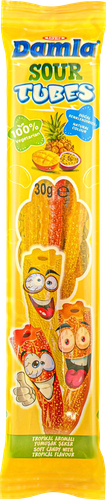 

Трубочки Damla Кислые Тропикал 30 г