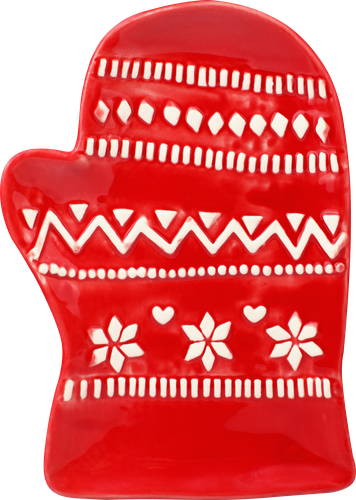 

Тарелка сервировочная Homeclub Варежка 25 см керамика