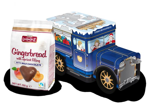 

Пряник Lambertz Музыкальная машинка 150 г