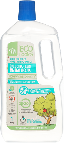 

Чистящее средство для пола Ecologica антибактериальный эффект 1 л