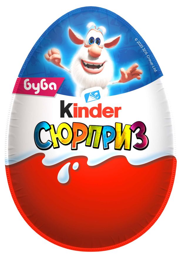 

Яйцо Kinder Сюрприз из молочного шоколада с игрушкой в ассортименте 20 г