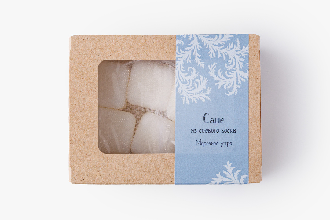 

Аромасаше ВкусВилл из соевого воска Морозное утро 50 г