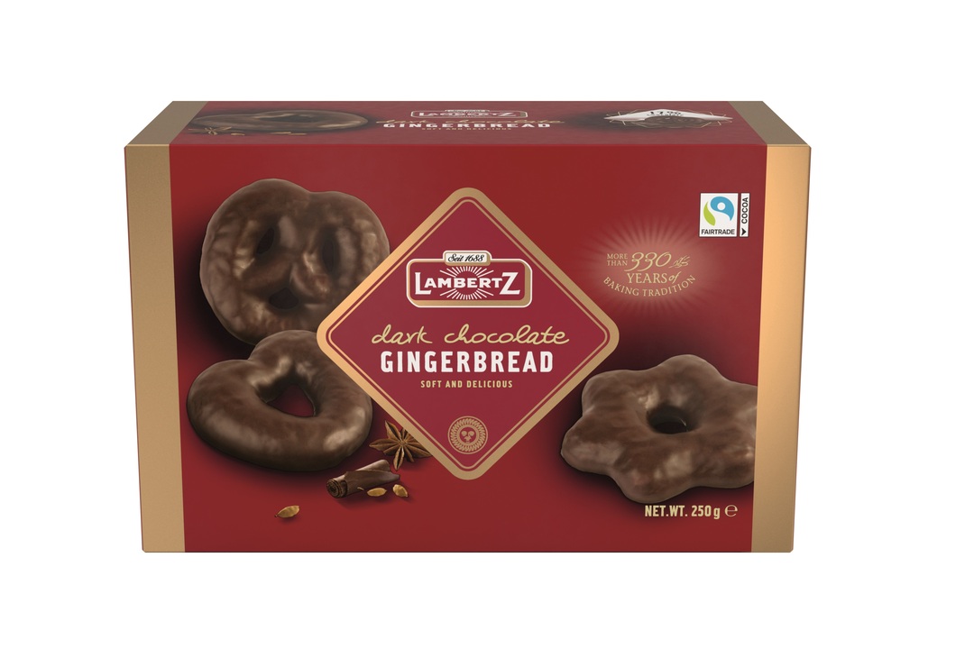 

Пряники имбирные Lambertz Henry в тёмном шоколаде 250 г