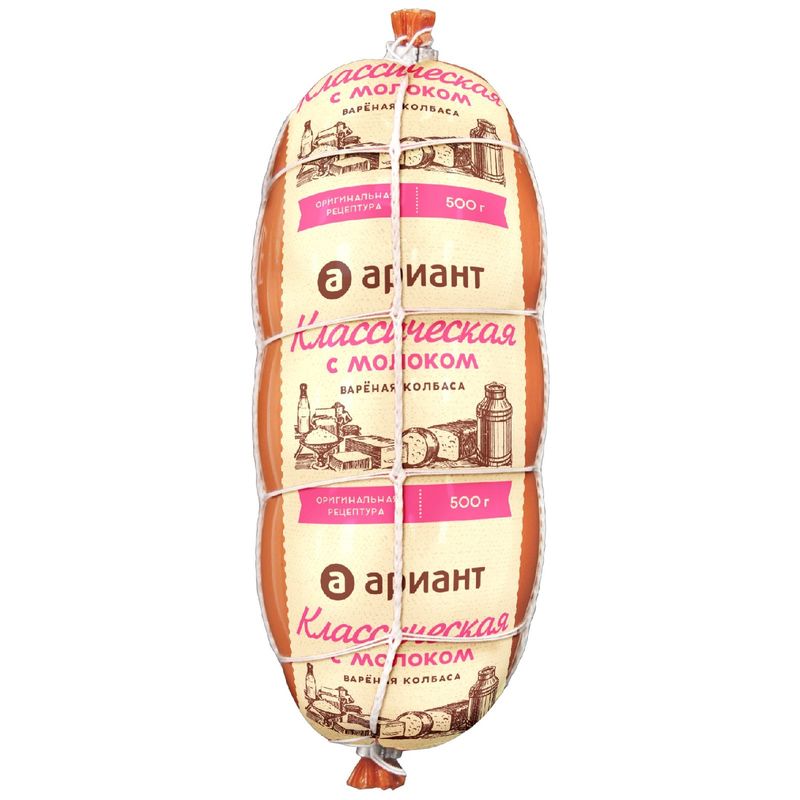 

Колбаса Ариант Классическая с молоком вареная 500 г
