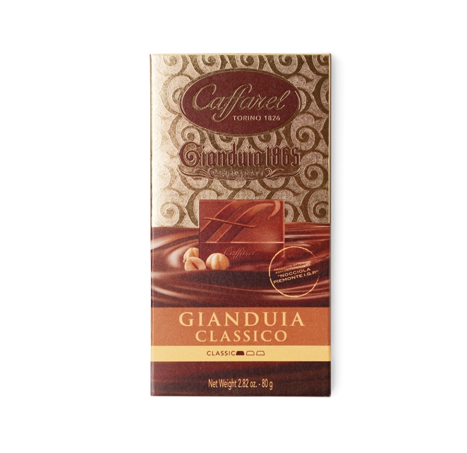 

Темный шоколад Caffarel Gianduia bar 80 г