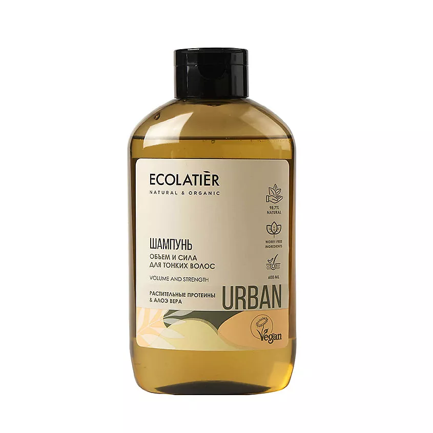 

Шампунь Ecolatier Urban Объем и сила для тонких волос 600 мл