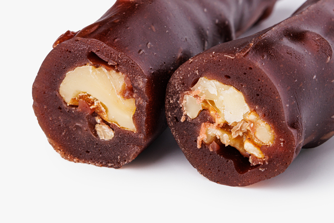 

Чурчхела Мцыри вишнёвая с грецким орехом 100 г