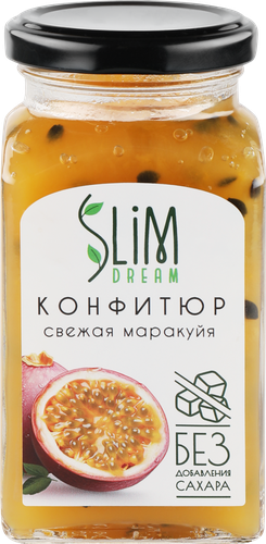 

Конфитюр Slim Dream из маракуйи без добавления сахара 300 г