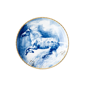 

Подарочный набор тарелка Императорский фарфоровый завод Эллипс Алмаз 195 мм