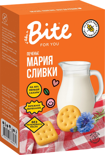 

Печенье Мария сливки без глютена Take a Bite 100 г