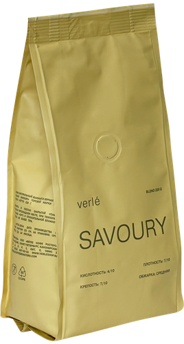 

Кофе зерновой Verle Blend Savoury натуральный обжаренный 220 г