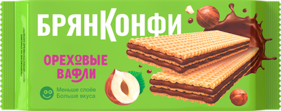 Вафли Брянконфи Ореховые 190 г