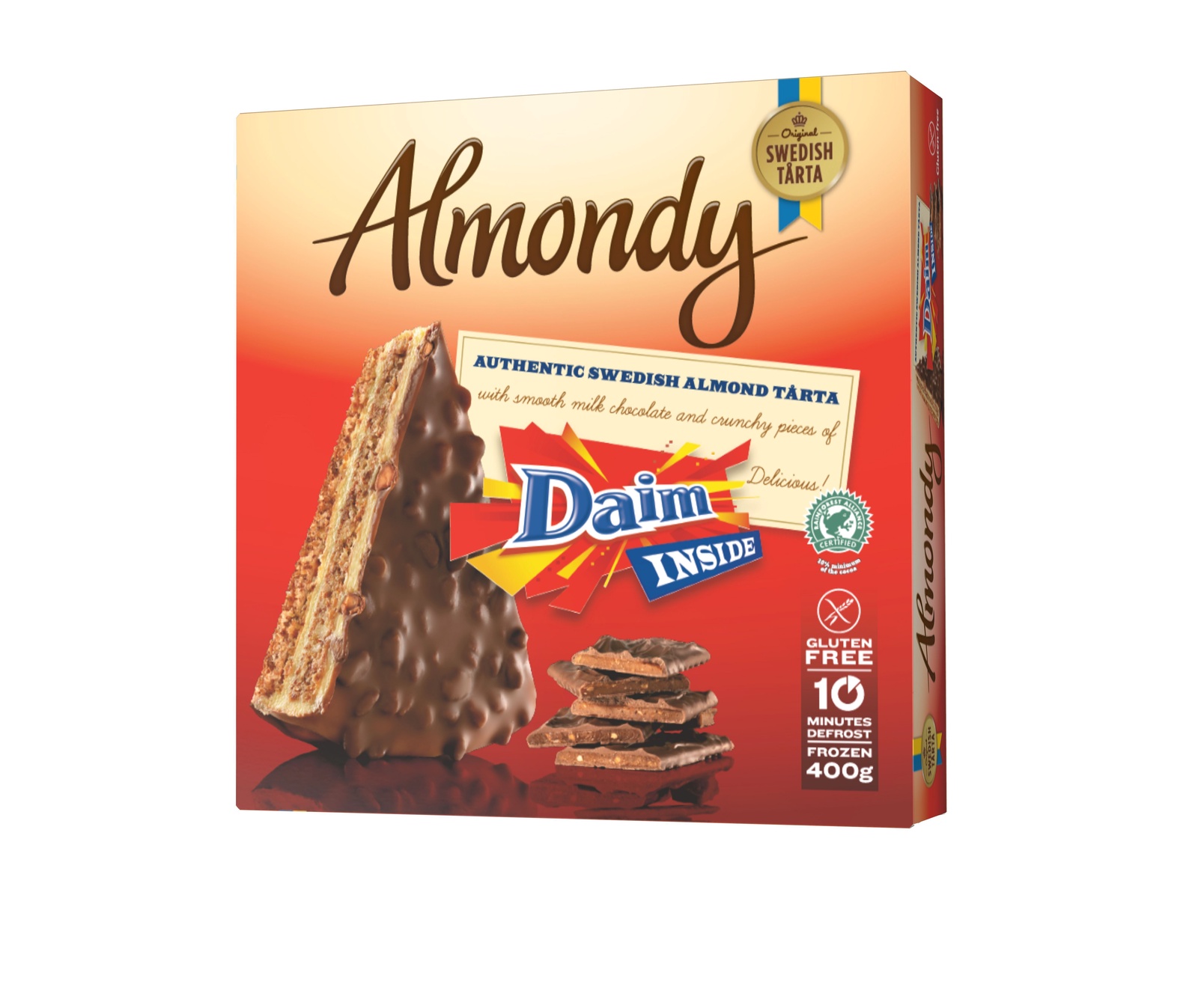 

Торт-мусс замороженный Almondy Daim миндальный 400 г дизайн упаковки в ассортименте