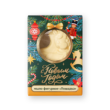 

Мыло туалетное фигурное Экстра Лошадка С Новым Годом 2026 60 г