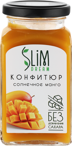 

Конфитюр Slim Dream из манго без добавления сахара 300 г