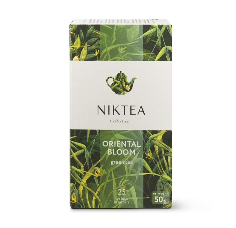 

Чай Niktea Oriental Bloom зеленый 25 пакетиков 50 г