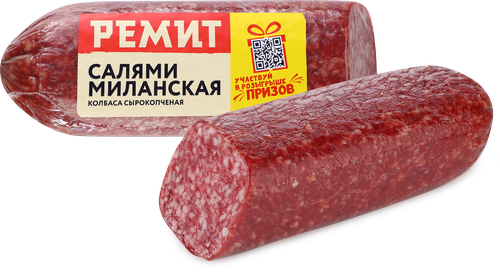 

Салями сырокопчёная Ремит Миланская вес