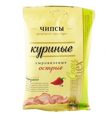 Чипсы Егорьевская острые куриные мясные 25г