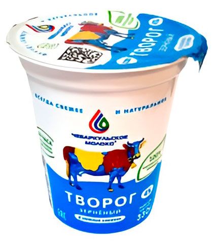 

Творог Чебаркульское Молоко зерненый 4% 330 г