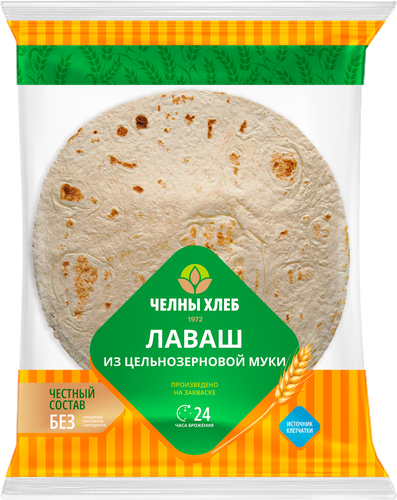 

Лаваш Челны-Хлеб из цельнозерновой муки 200 г