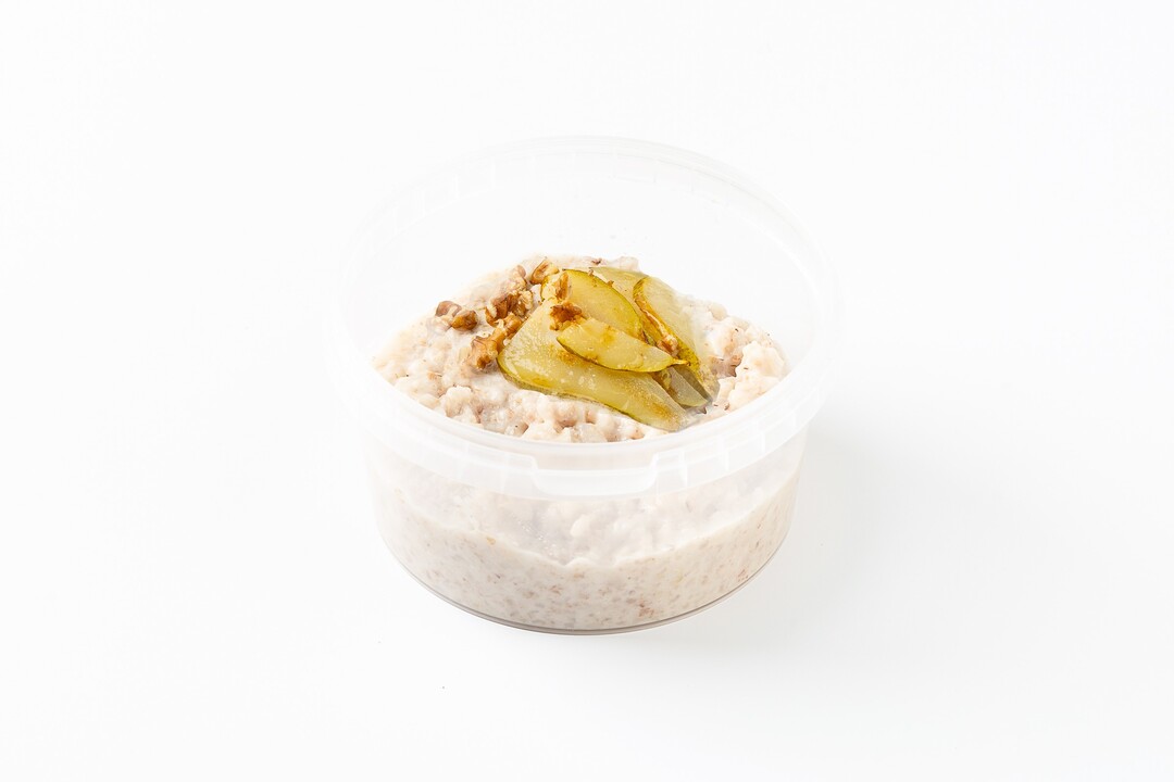 

Каша ВкусВилл мультизлаковая с печеной грушей и грецким орехом 295 г