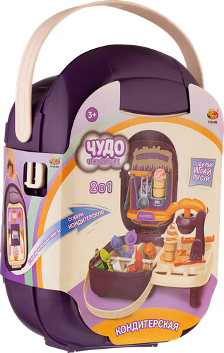 

Игрушка ABToys чудо-чемоданчик набор 2в1 Кондитерская