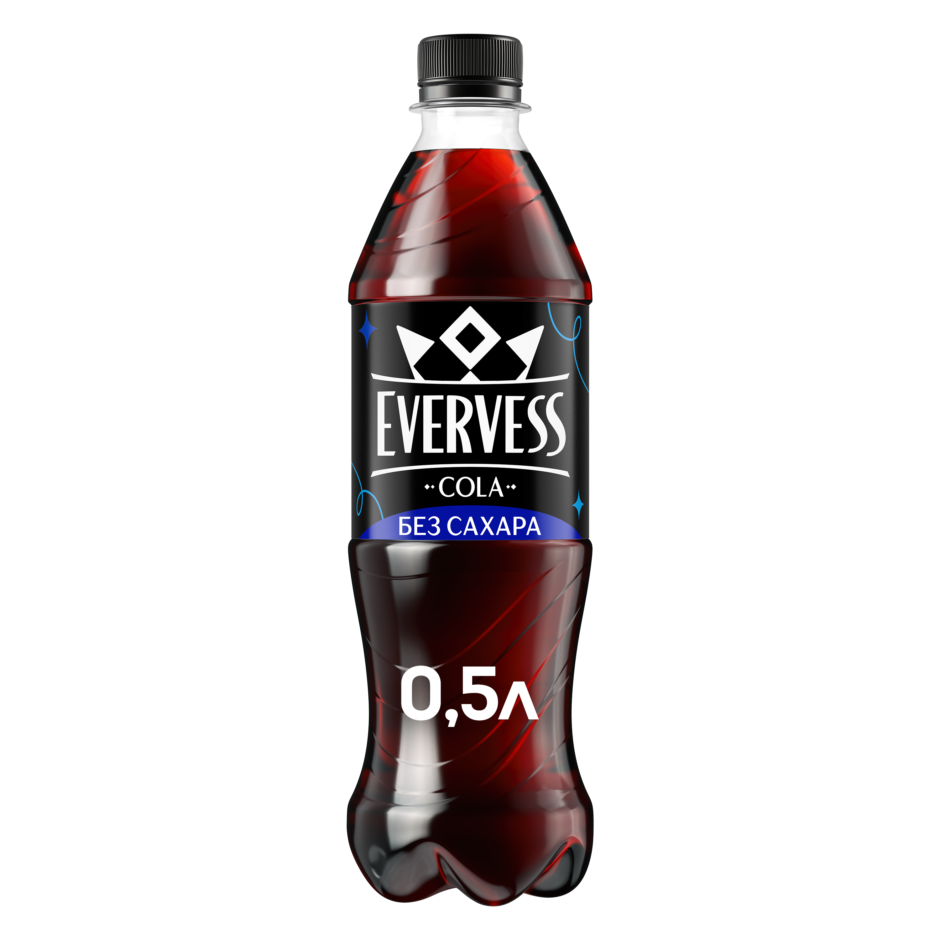 

Напиток газированный Evervess Cola Zero Sugar без сахара 0.5 л