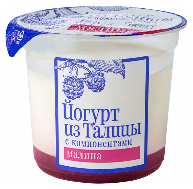 

Йогурт питьевой Из Талицы малина 3% 350 г