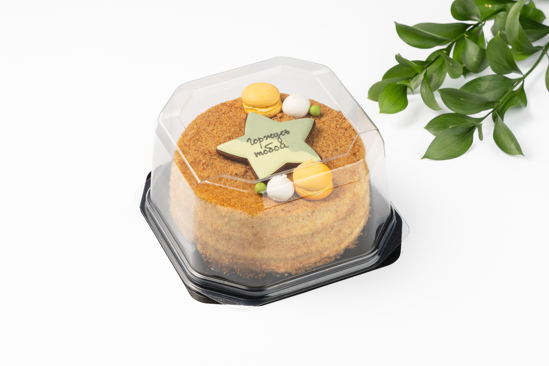 

Торт ВкусВилл Горжусь тобой медово-сметанный 700 г