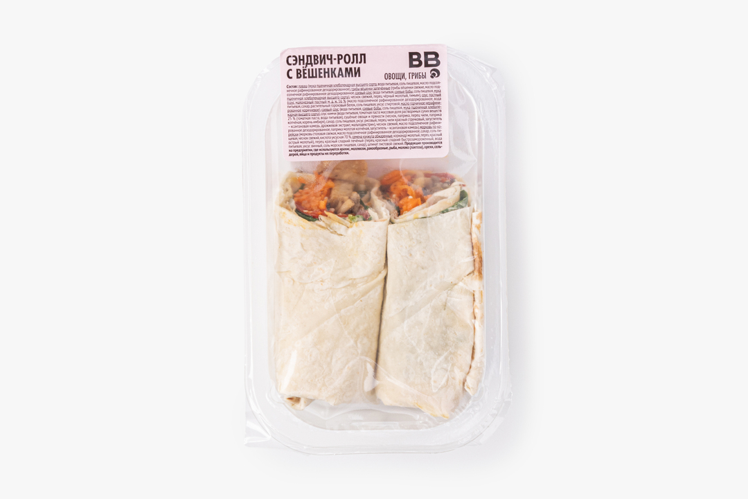 

Сэндвич ролл ВкусВилл с вёшенками 175 г