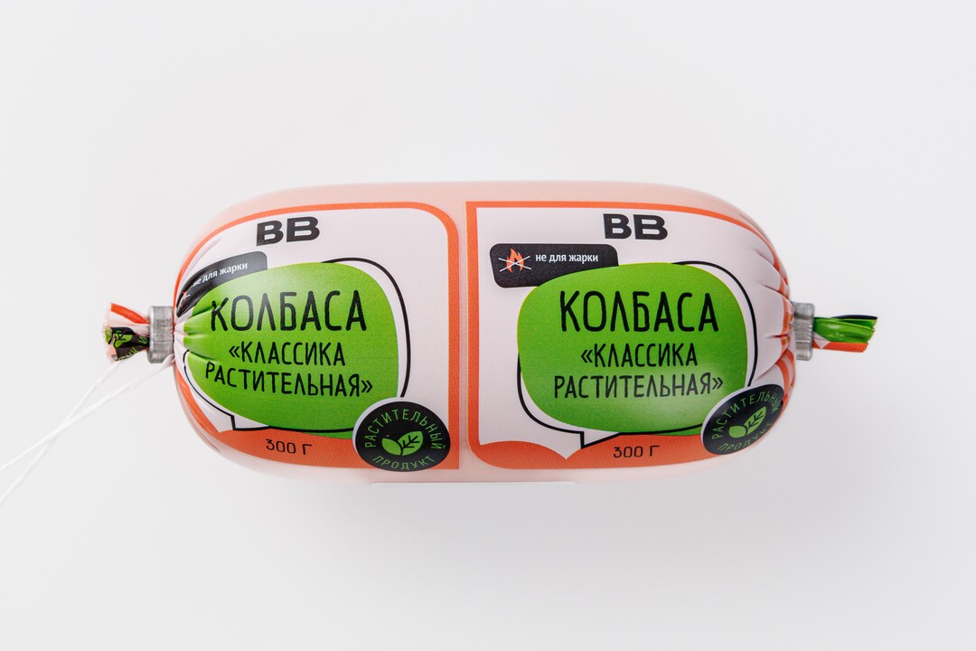 

Колбаса вареная Вкусвилл классика растительная 300 г