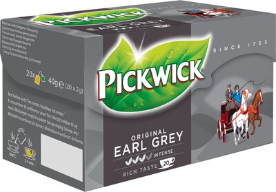 Чай черный Pickwick Original Earl Grey с аром бергамота пак 20п*2г