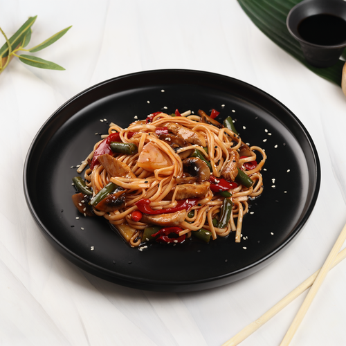 

Индейка Лента Fresh Вок в кисло-сладком соусе c яичной лапшой вес