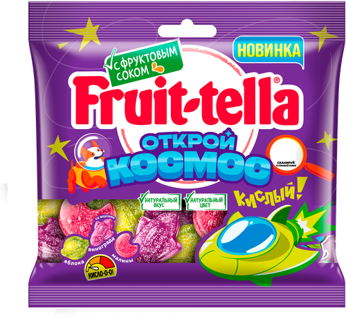 

Мармелад жевательный Fruittella Открой космос 100 г