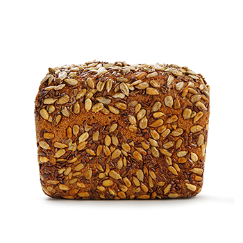 

Хлеб черный Городской батон ржаной в семечках бездрожжевой 450 г