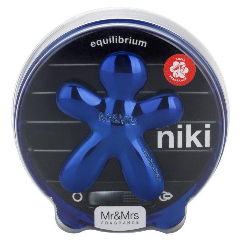 

Ароматизатор для автомобиля Mr&Mrs Fragrance Niki синий Equilibrium 39 г