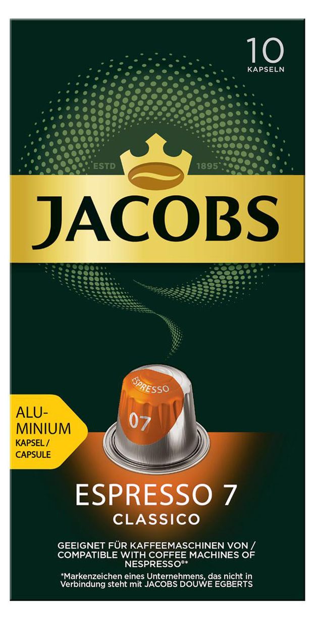 

Кофе в капсулах Jacobs Espresso 7 Classico 10 шт 52 г