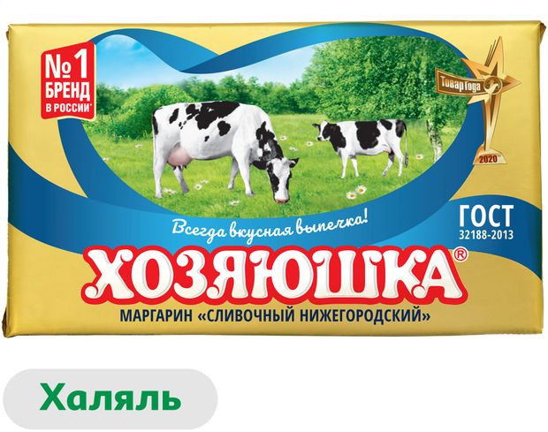 

Маргарин Хозяюшка Сливочный Нижегородский 60% 400 г