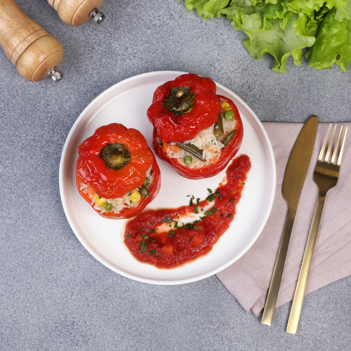 

Перец Лента Fresh фаршированный постный вес