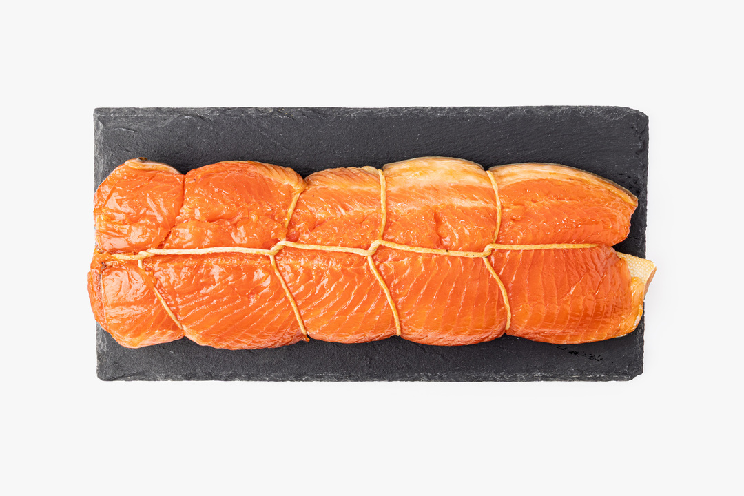 

Форель радужная филе с кожей холодного копчения вес