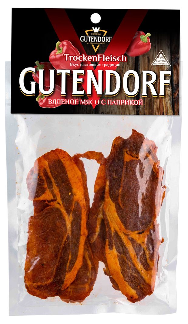 

Мясо вяленое Gutendorf с паприкой, 100 г