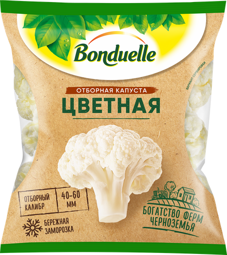 

Цветная капуста Бондюэль фермерская замороженная 400 г