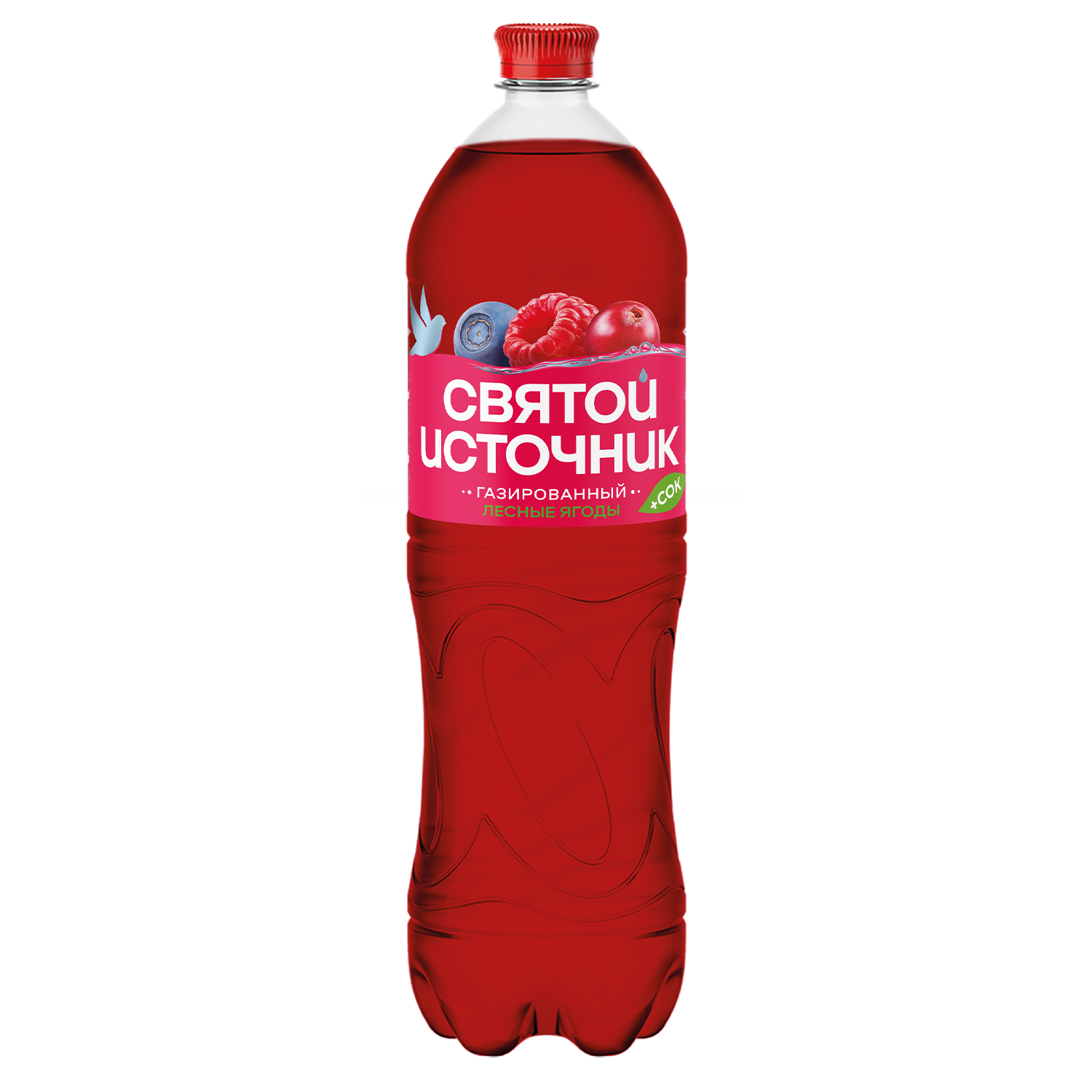 

Напиток Святой Источник Вода + Сок лесные ягоды 1.5 л