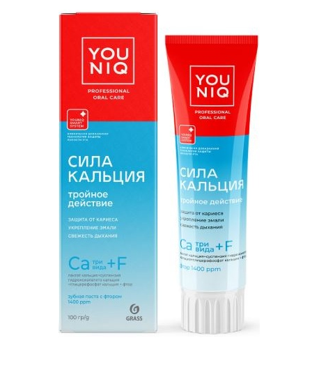 

Зубная паста Grass Youniq Сила кальция 100 г