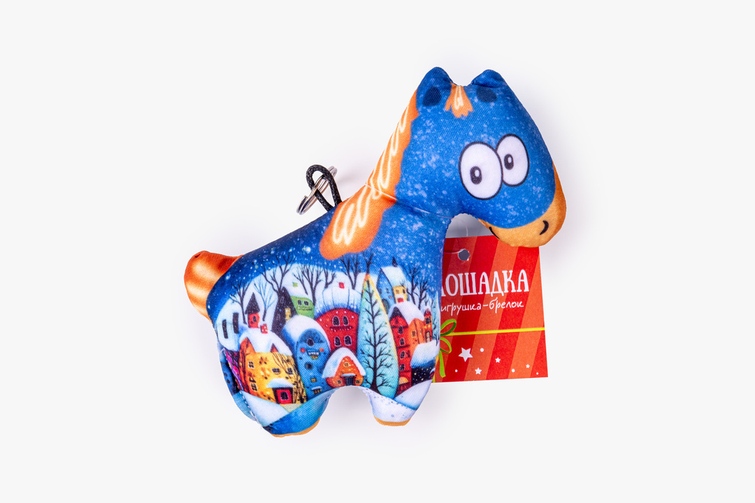 

Игрушка-брелок ВкусВилл Лошадка цвет в ассортименте 1 шт.