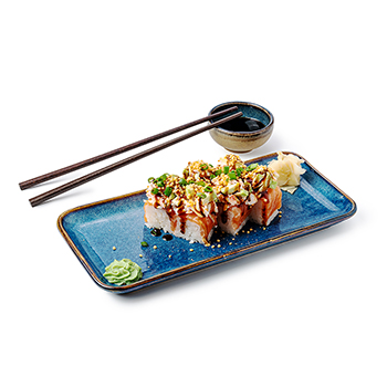 

Ролл Азбука Вкуса с крабом и лососем 220 г