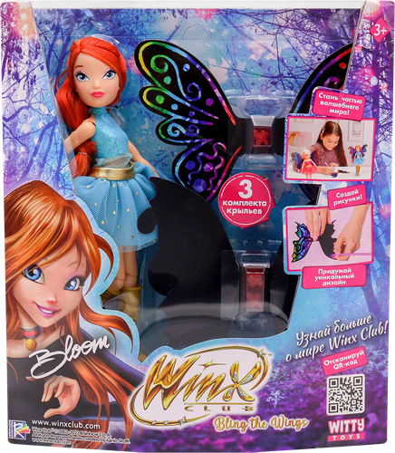 

Кукла Winx Club "BTW Scratch Art Wings, шарнирная, с крыльями, в ассортименте