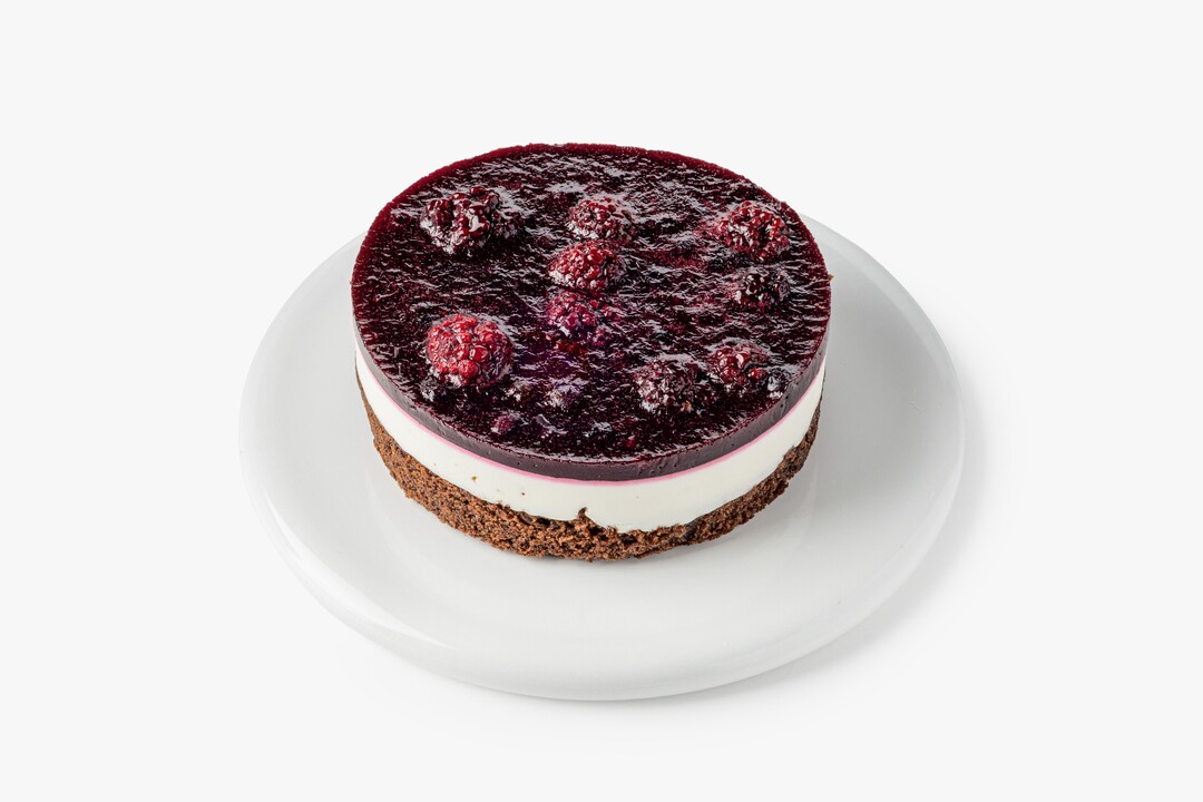 

Торт замороженный ВкусВилл Лесные ягоды со сливочно-сырным муссом 500 г