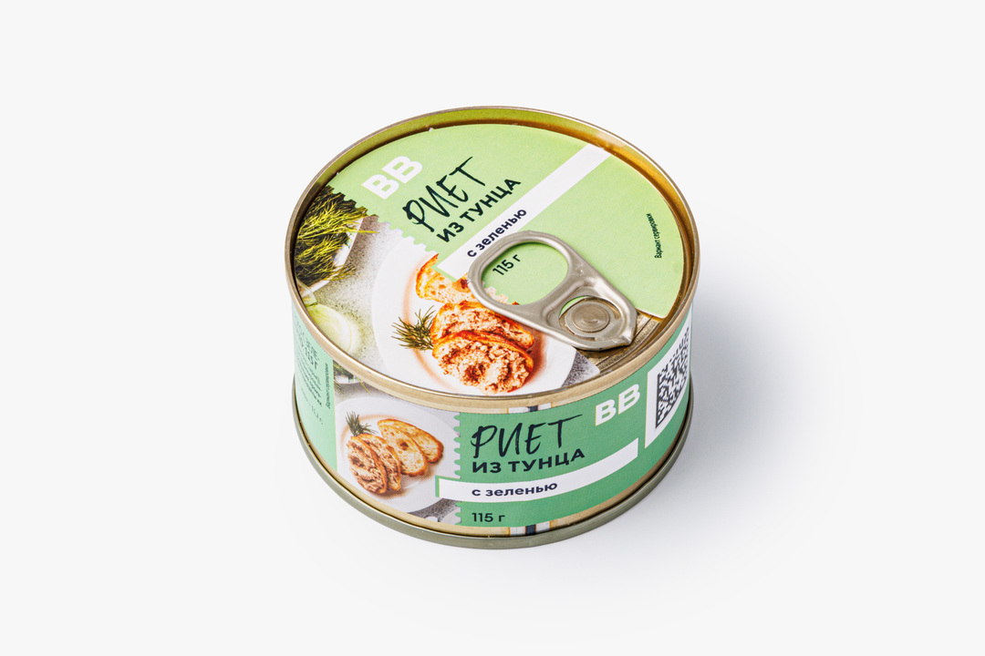 

Риет ВкусВилл из тунца с зеленью 115 г