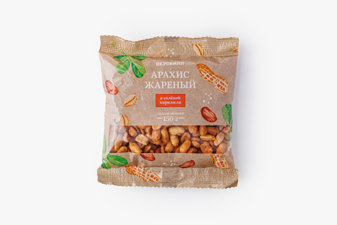 

Арахис жареный в соленой карамели